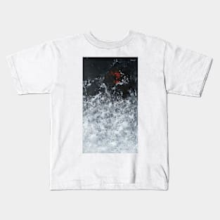 Black Abstract Art Kids T-Shirt